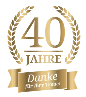 Kranz, 40 Jahre, Danke für Ihre Treue