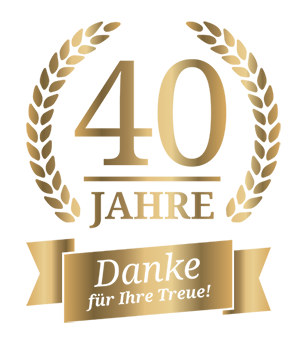 Kranz, 40 Jahre, Danke für Ihre Treue